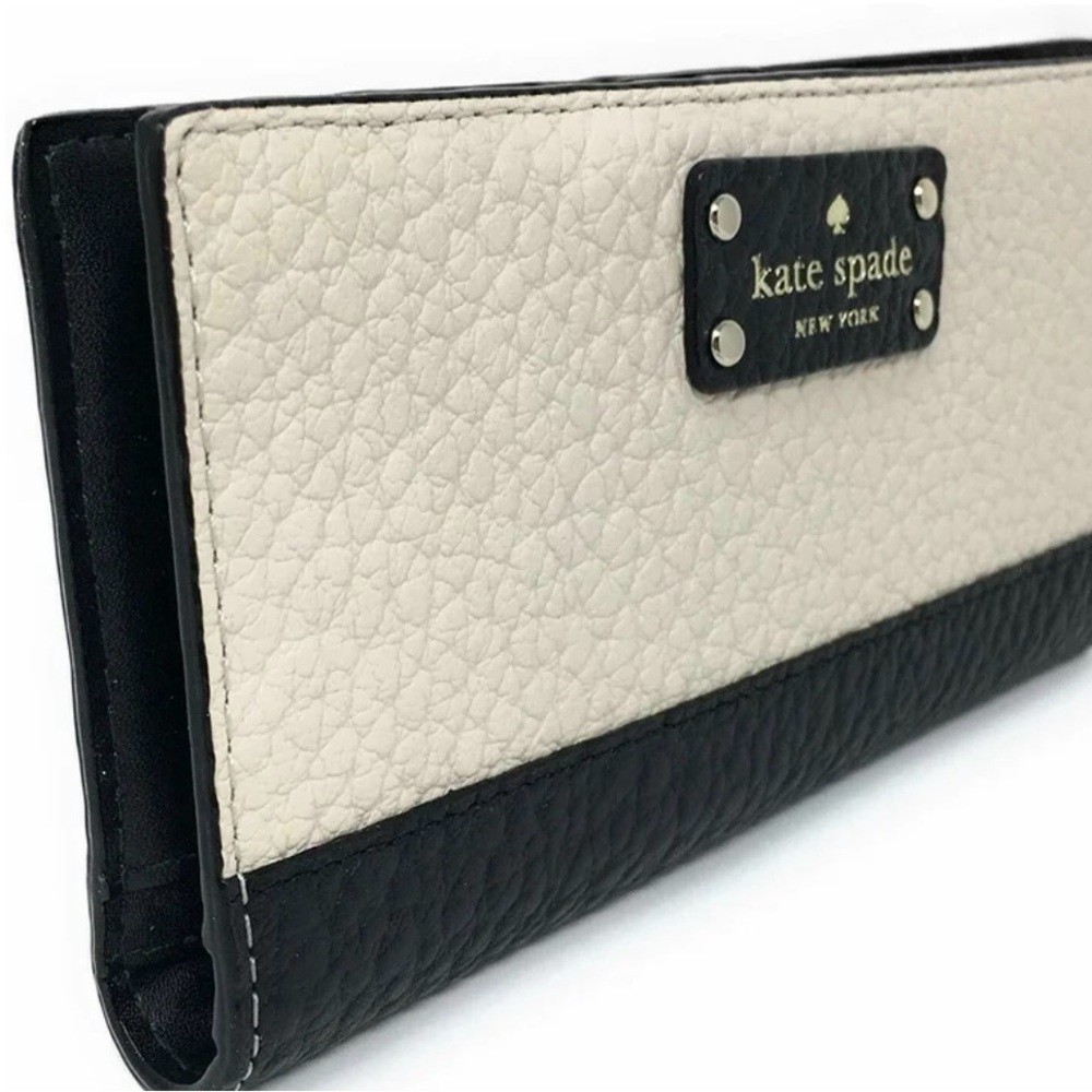 NWT Kate Spade New York Women's Bay Street Stacy Leather Long Wallet - Picture 3 of 8
